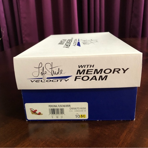 Life Stride Velocity Persona In Fuschia & w/Memory Foam - Size 10M - Picture 9 of 9